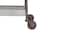Hello Honey® 46" Rustic Farmhouse Galvanized Metal 4-Tier Cart with 6 Storage Bins